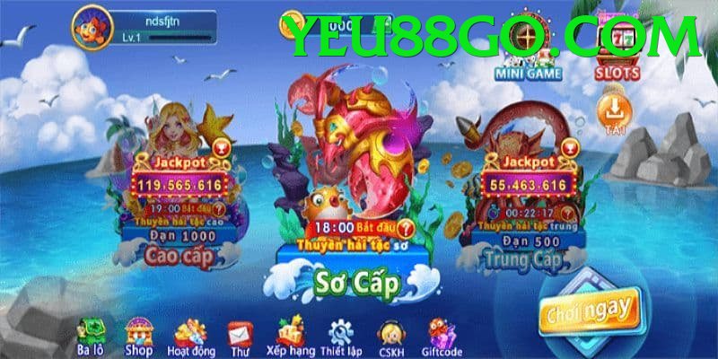 Game Bắn Cá Đổi Thưởng - yeu88 - Web game